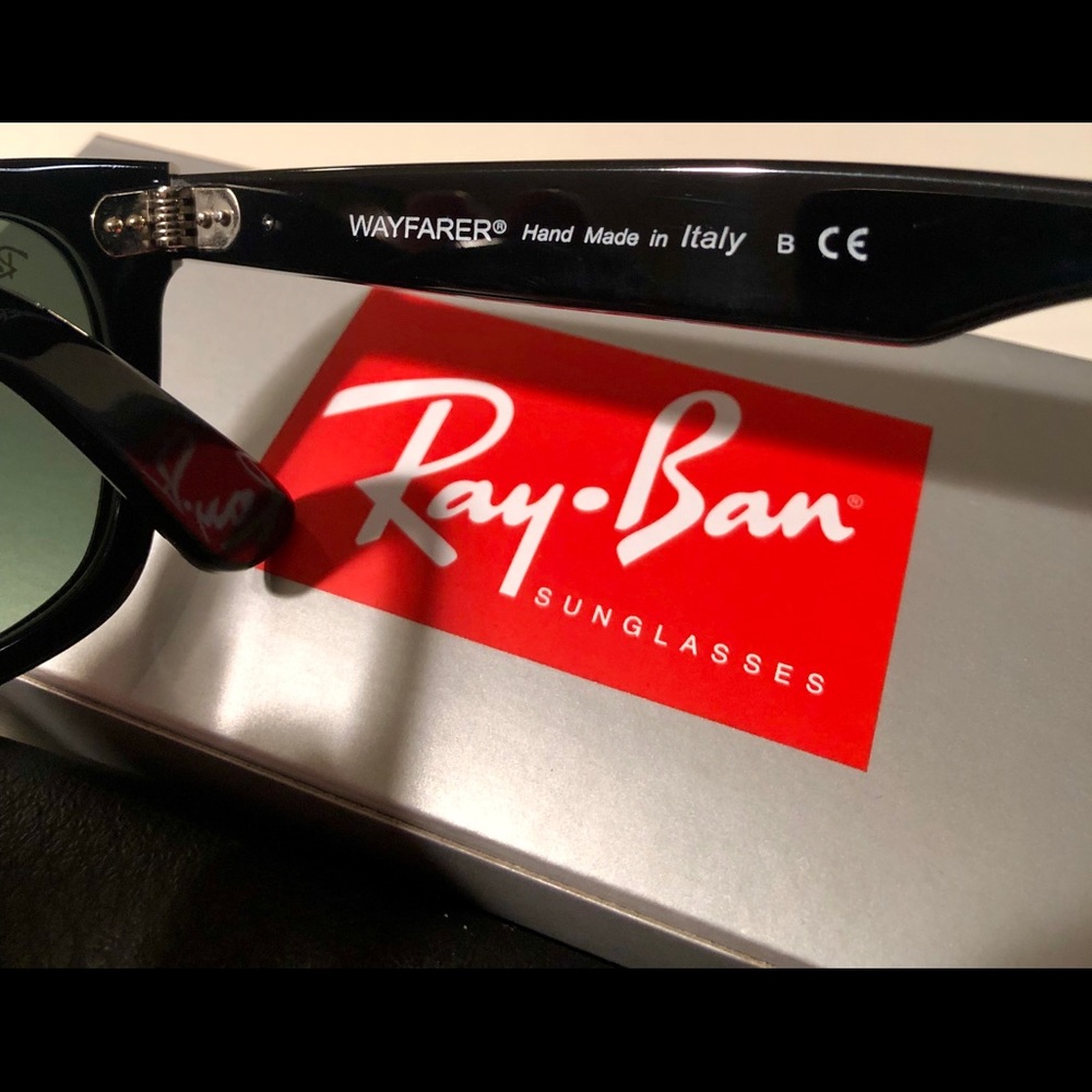 Ray ban Wayfarer Sunglasses RB2140 G-15 - Picture 5 of 7